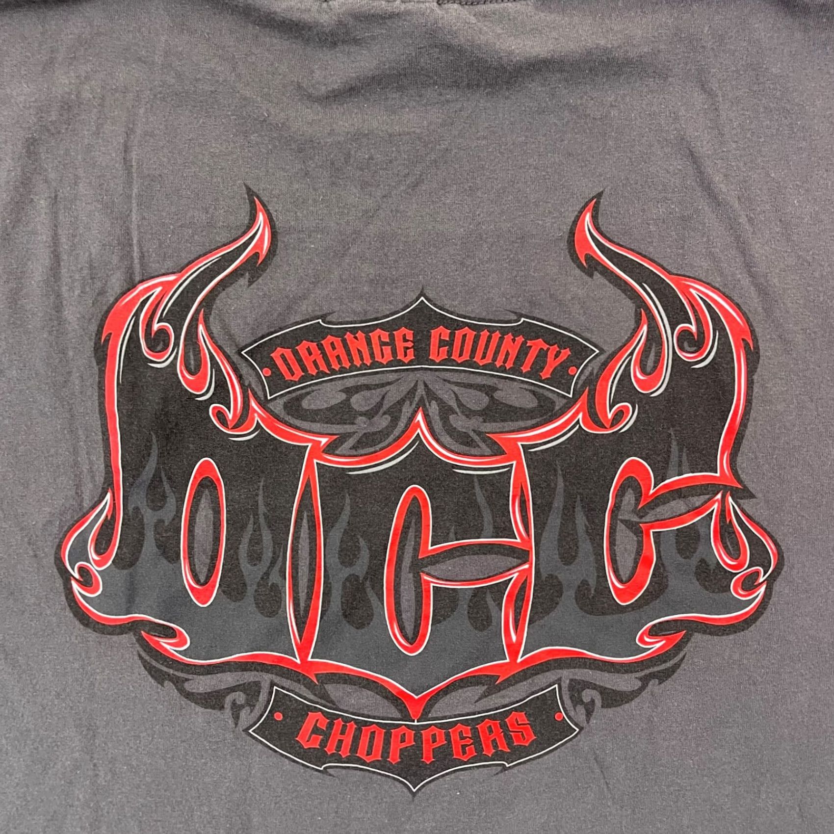 Vintage VINTAGE Tennessee River TShirt Adult XL Orange County Choppers Shirt Men Gray Cotton Double-Sided Tribal Flame Motorcycles 2000s, Biker Theme Size US XL / EU 56 / 4 - 7 Thumbnail