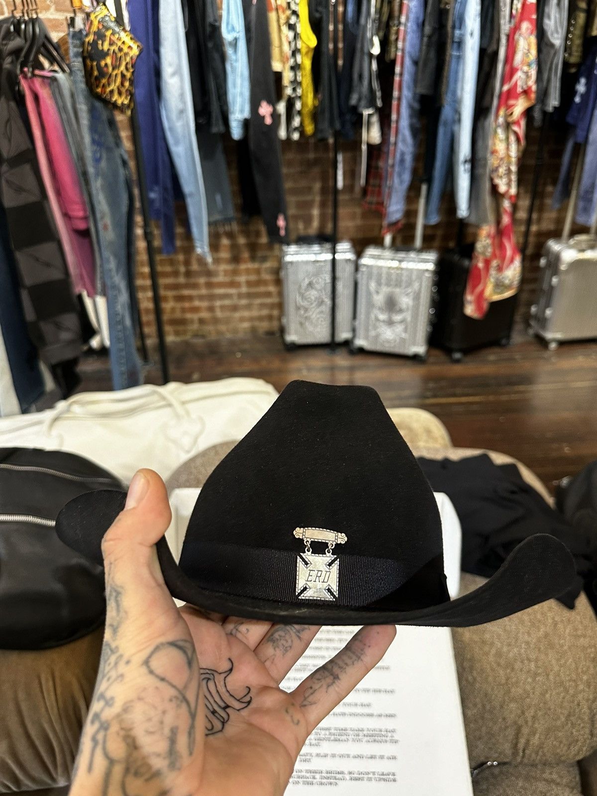 Enfants Riches Deprimes ERD COWBOY HAT * RARE * Size ONE SIZE - 16 Thumbnail