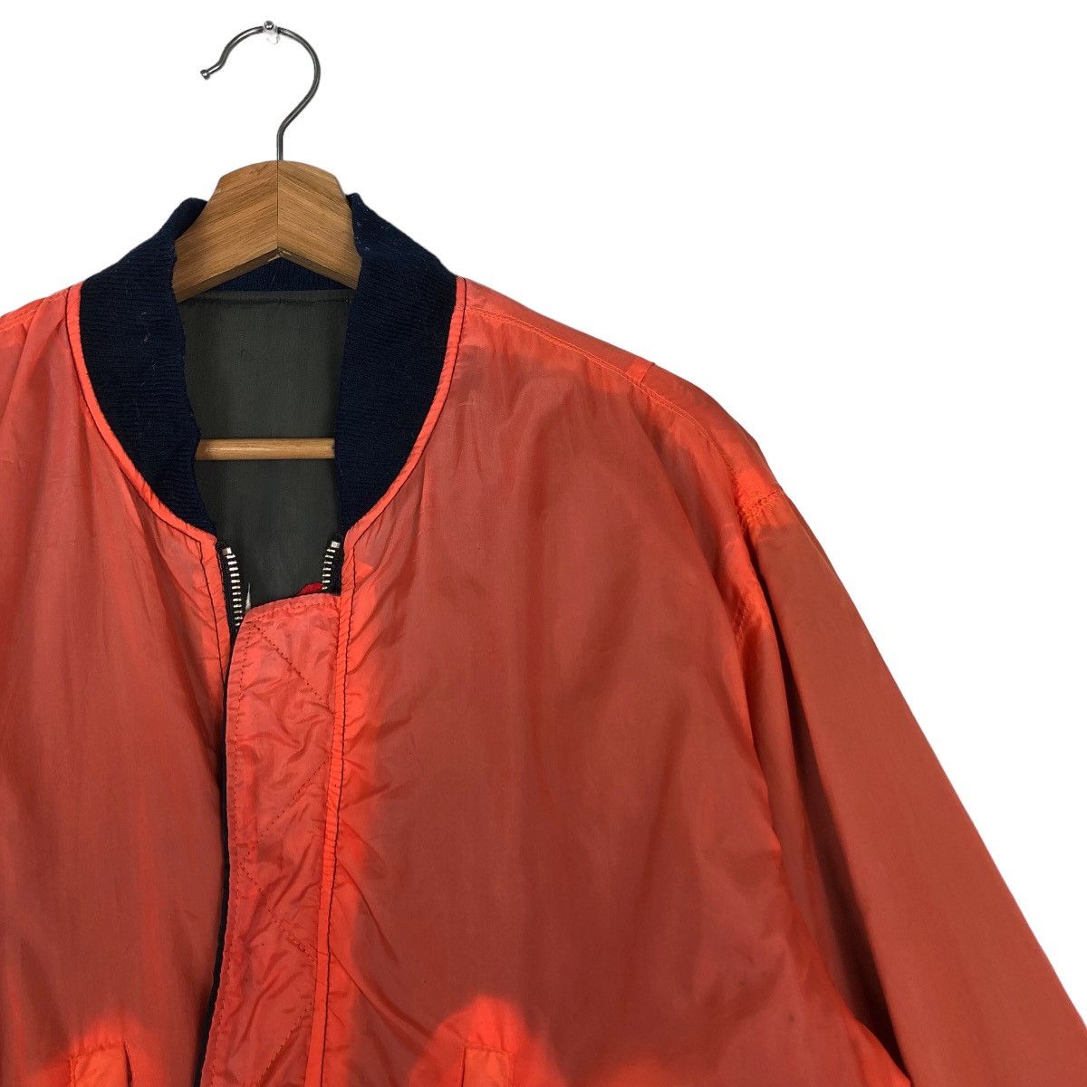 Japanese Brand 🔥90’s Vtg Riot Riot Bomber Jacket USN Big Logo Military Size US M / EU 48-50 / 2 - 17 Thumbnail