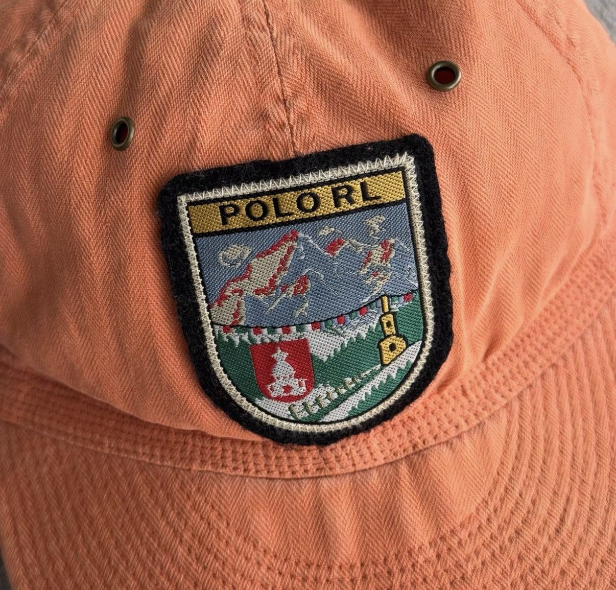 Polo Ralph Lauren Ralph Lauren Polo Orange Mountain Baseball Cap K22 Size ONE SIZE - 2 Thumbnail