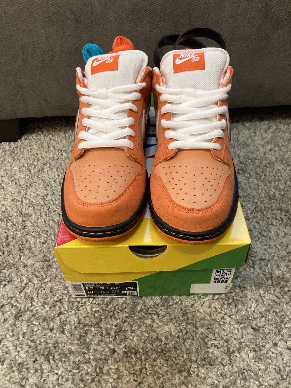 Nike Nike SB Dunk Low x Concepts “Orange Lobsters” Grailed