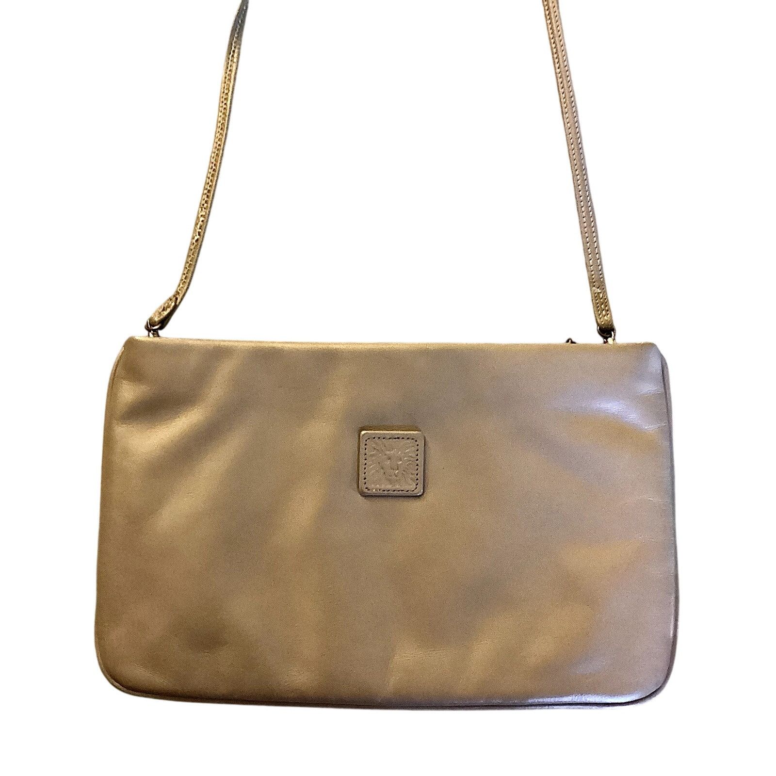 Anne Klein Vintage Anne Klein by Calderon Cream Leather Shoulder Bag Size ONE SIZE - 1 Thumbnail