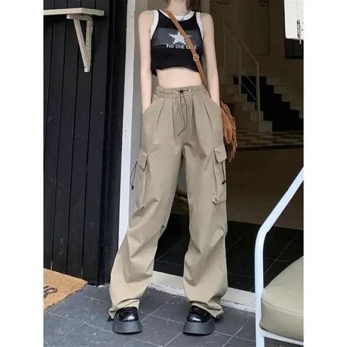 Japanese Brand × Vintage Women's Pants Casual Joggers Tech Cargo Size 32" / US 10 / IT 46 - 1 Thumbnail