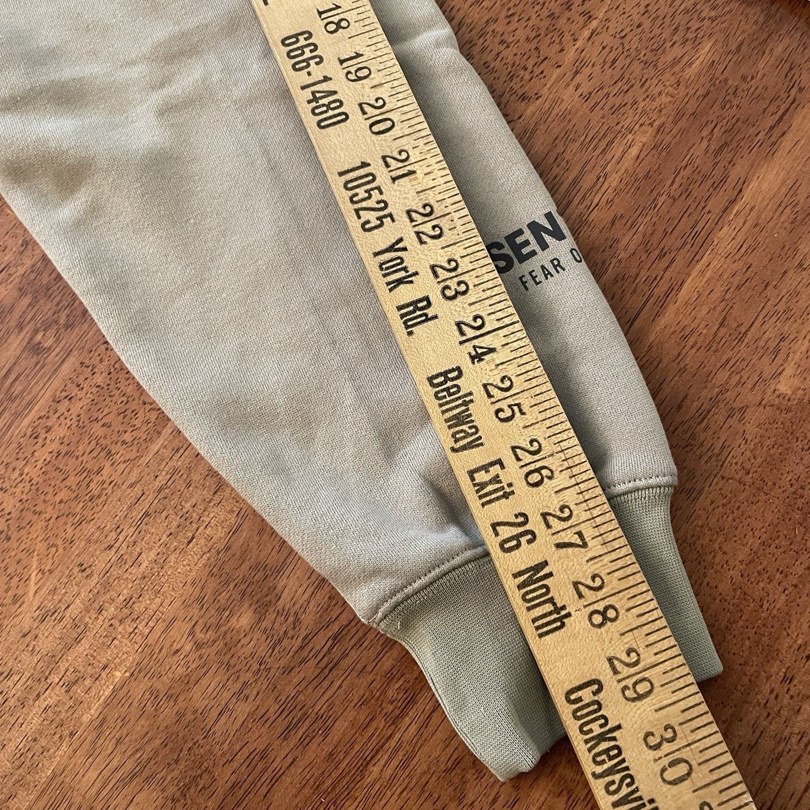 Essentials Essentials Fear Of God Hoodie Logo Reflective Olive Beige XS Size US XS / EU 42 / 0 - 17 Thumbnail
