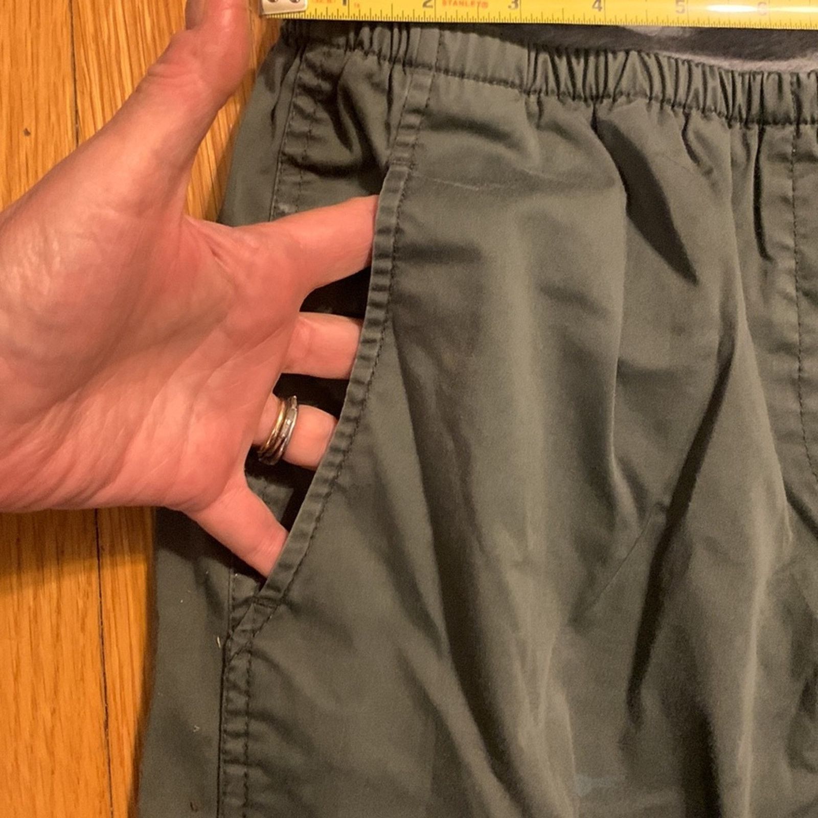 DKNY Pure DKNY maternity olive capri pants Size 32" / US 10 / IT 46 - 5 Thumbnail