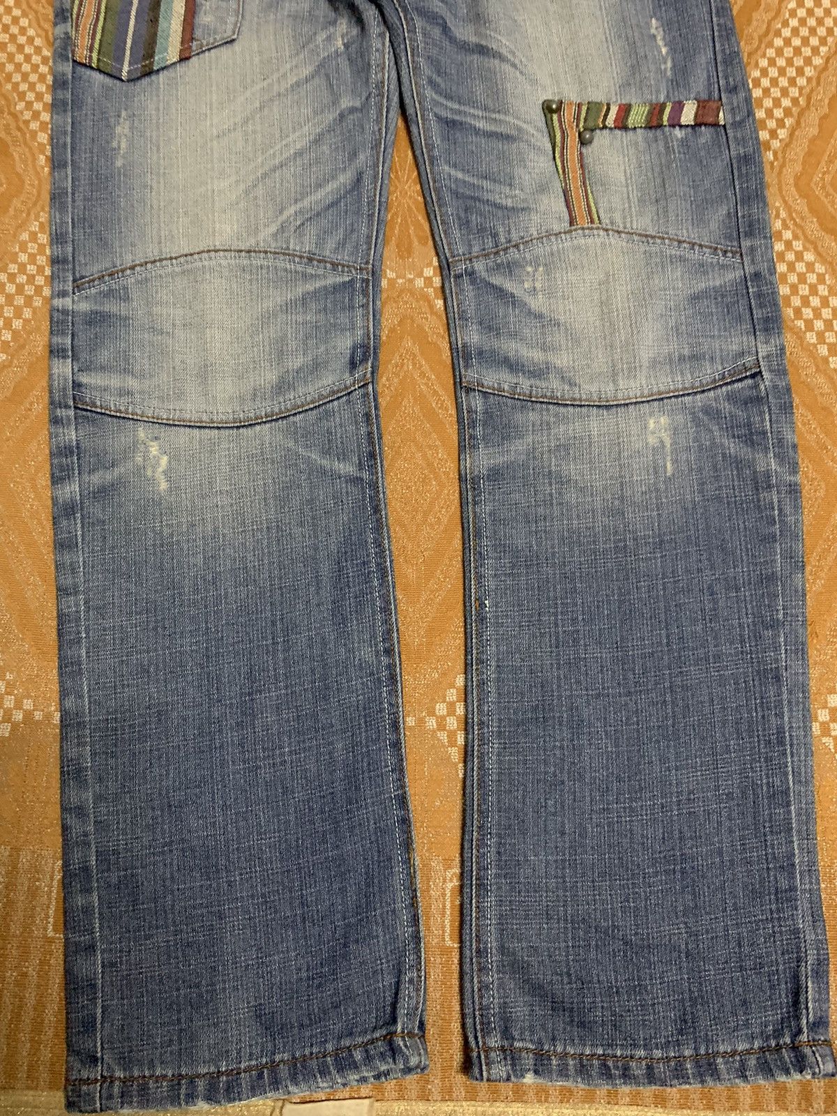 If Six Was Nine RARE PPFM INSPIRED STUDDED PANT RARE DESIGN BRAND JANEAA Size US 35 - 4 Thumbnail