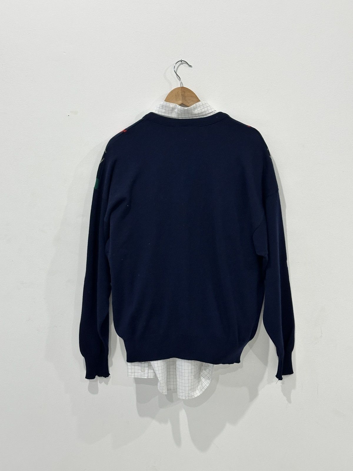 Lacoste × Vintage Vintage Lacoste V Neck Sweater Size US L / EU 52-54 / 3 - 7 Thumbnail