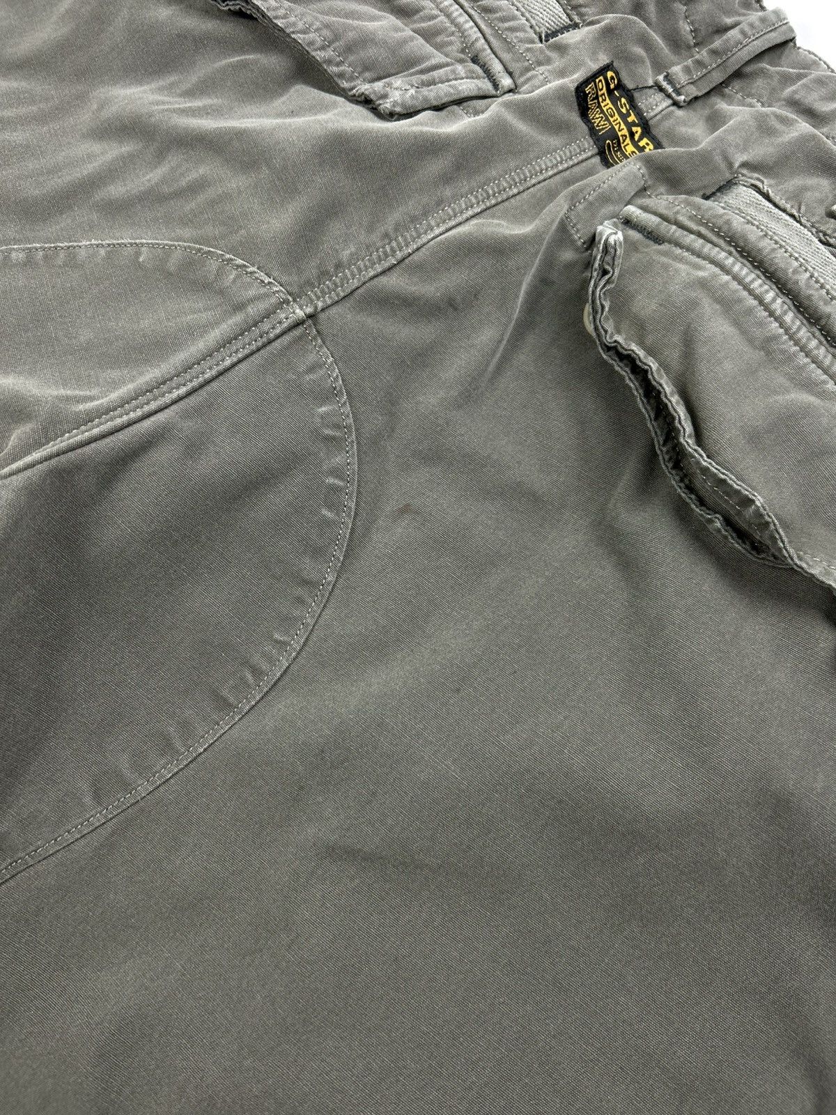 G-Star Vintage G-star Raw 3301 Cargo Pants Grey Japanese Y2K Size US 32 / EU 48 - 15 Thumbnail