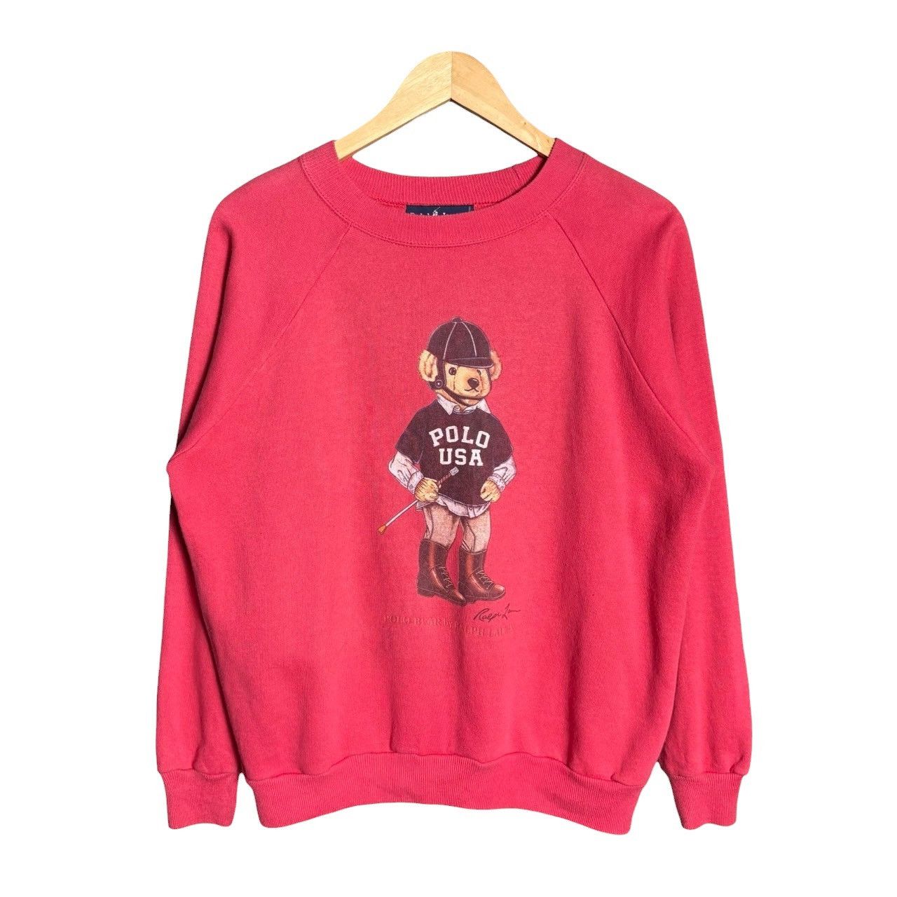 Polo Ralph Lauren Vintage 90s Polo Bear Ralph Lauren Sweatshirt Size US M / EU 48-50 / 2 - 1 Thumbnail