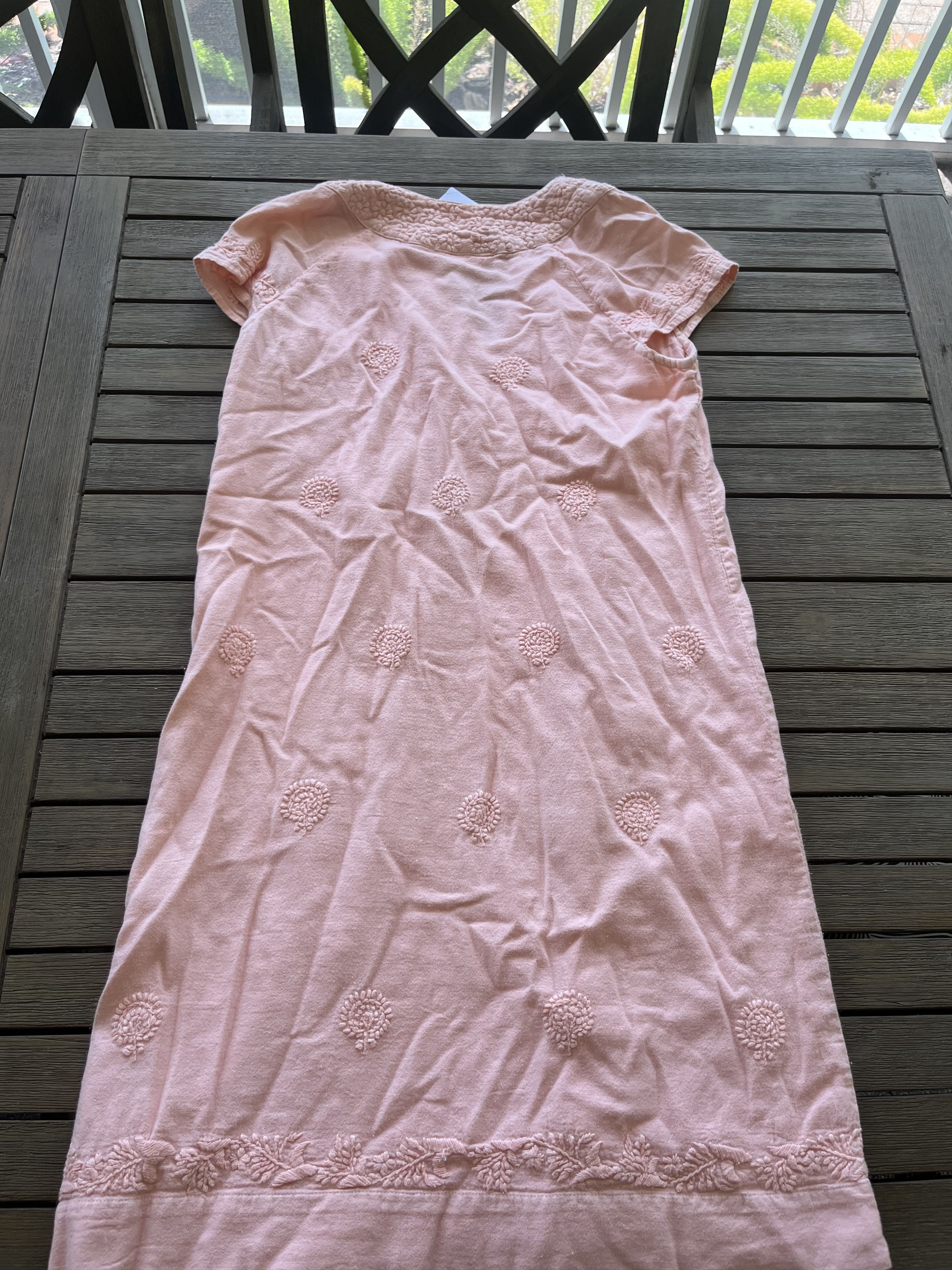 Vintage Roller Rabbit Pink Dress Size XS / US 0-2 / IT 36-38 - 2 Thumbnail