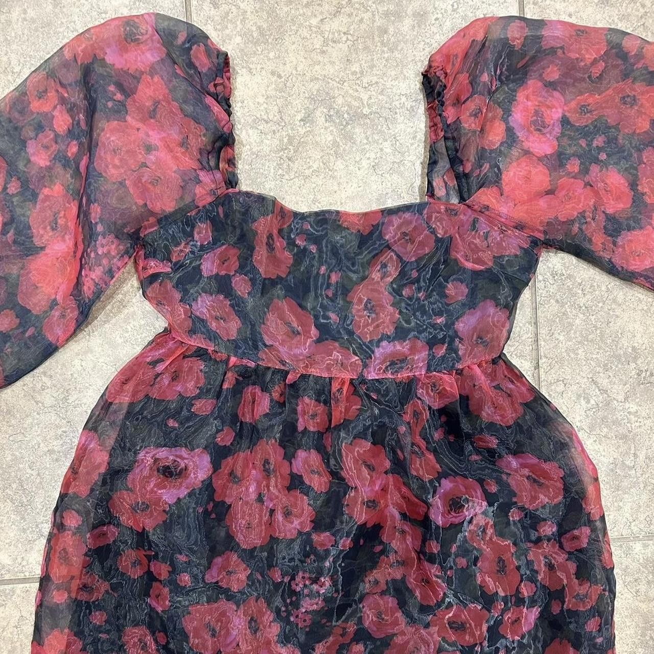 Free People Women's Multi and Red Dress Size S / US 4 / IT 40 - 2 Thumbnail
