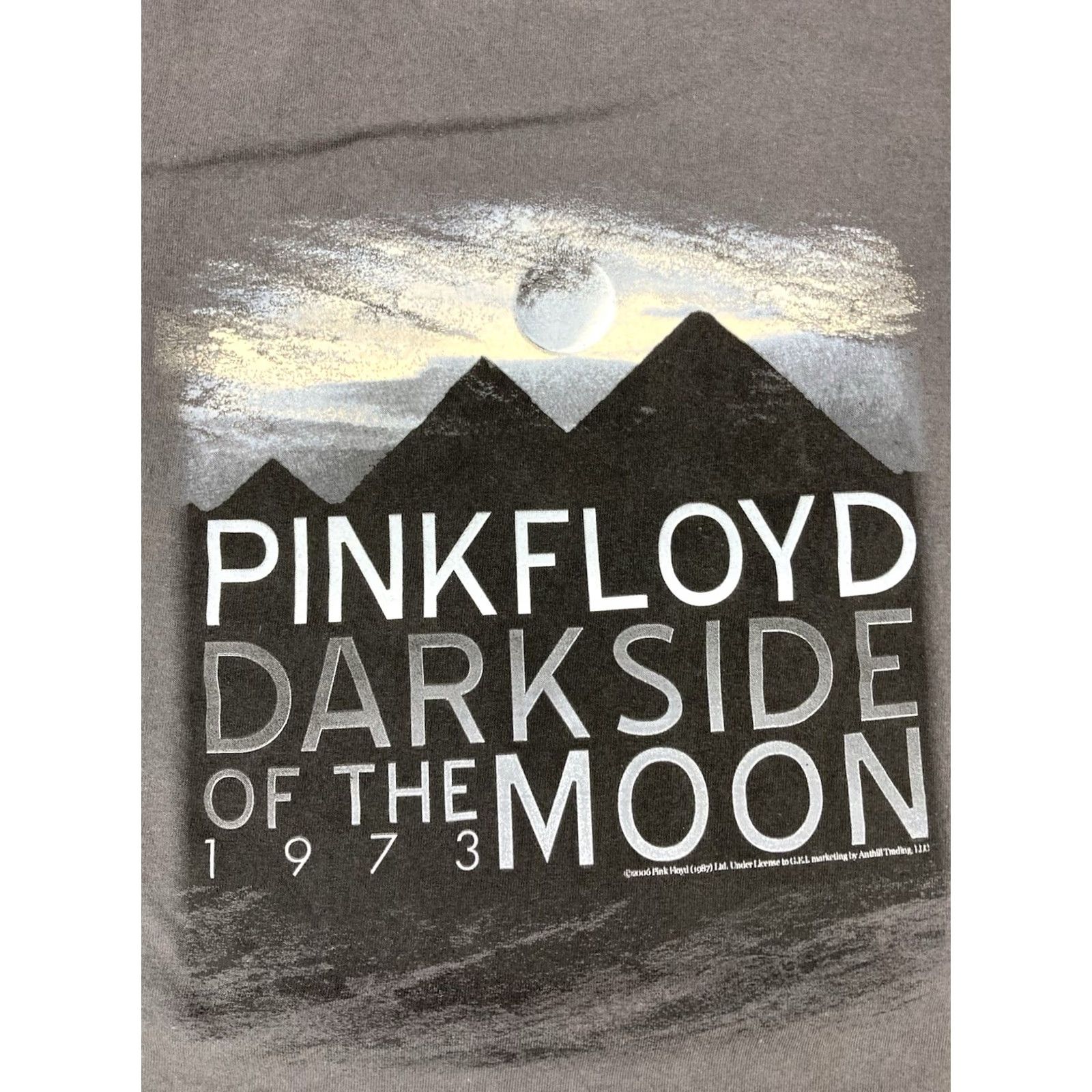 Vintage VINTAGE Pink Floyd Dark Side Of The Moon T-Shirt Men XL Gray Music Anthill Trading Shirt Short Sleeve Crew Neck Logo 2006 Size US XL / EU 56 / 4 - 2 Thumbnail
