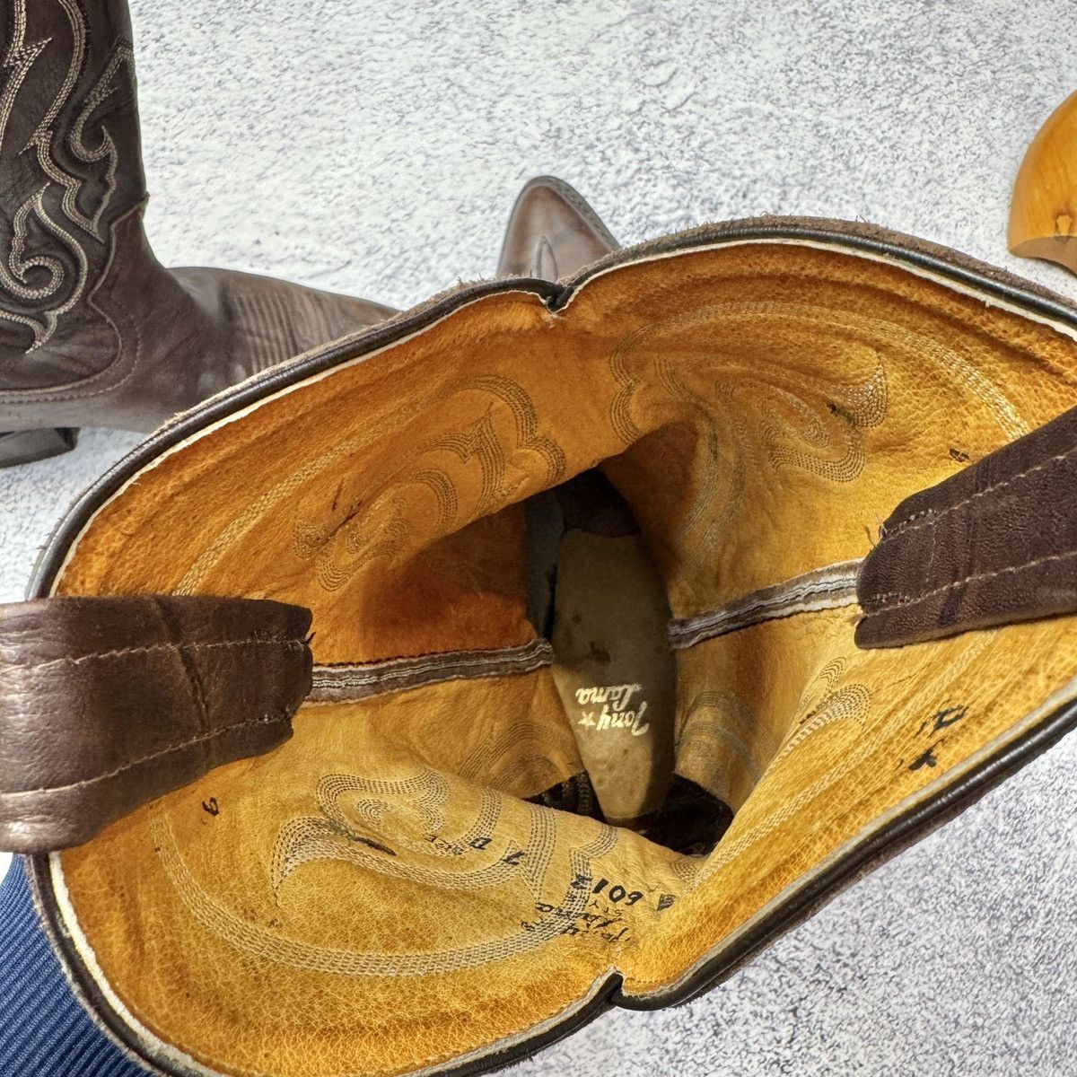 Cowboy Equipment × Handmade × Tony Lama Tony Lama Womens Cowgirl Western Boots US7 UK4 EU37 23cm Size US 7 / IT 37 - 14 Thumbnail