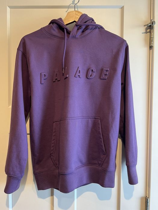 Palace store embossed hoodie