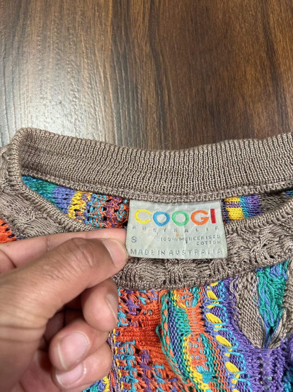 Coogi CRAZY VINTAGE COOGI 3D COLOURED KNIT Size US S / EU 44-46 / 1 - 4 Thumbnail