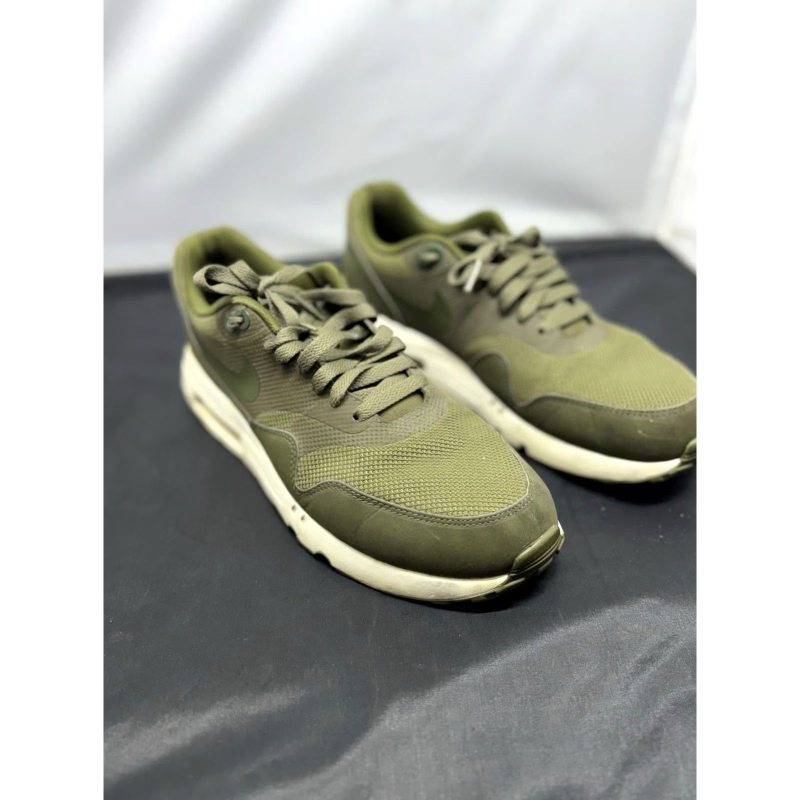 Nike Nike Air Max 1 Ultra 2.0 Essential Sneaker Mens 9.5 Medium Olive Green Running Size US 10 / EU 43 - 3 Thumbnail