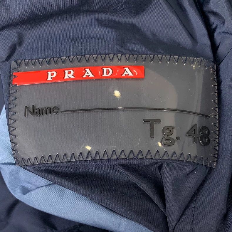 Prada PradaDark blue double-sided lapel zipper jacket Size US M / EU 48-50 / 2 - 5 Thumbnail