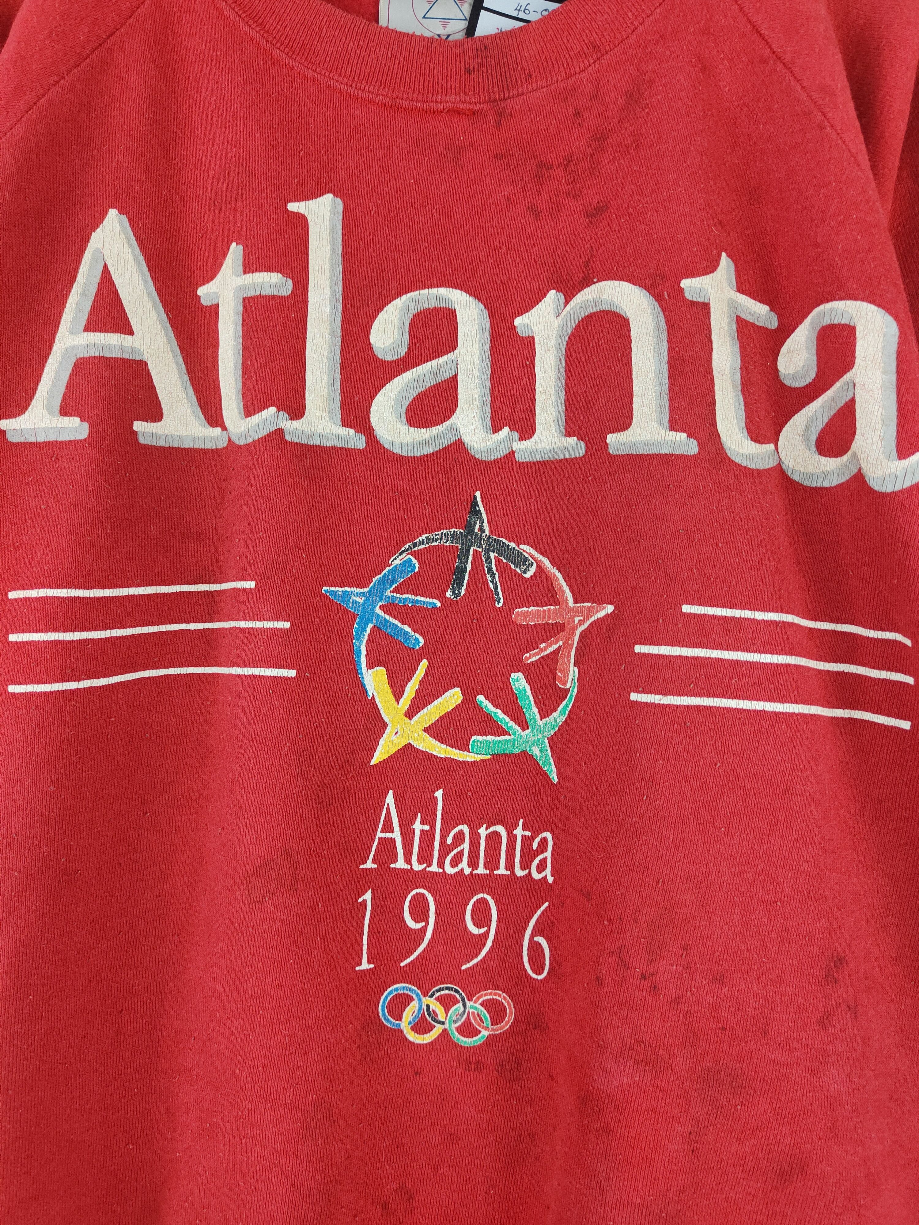 Vintage DL Atlanta 1996 vintage Olympic Sweatshirts #46-065 Size US XL / EU 56 / 4 - 3 Thumbnail