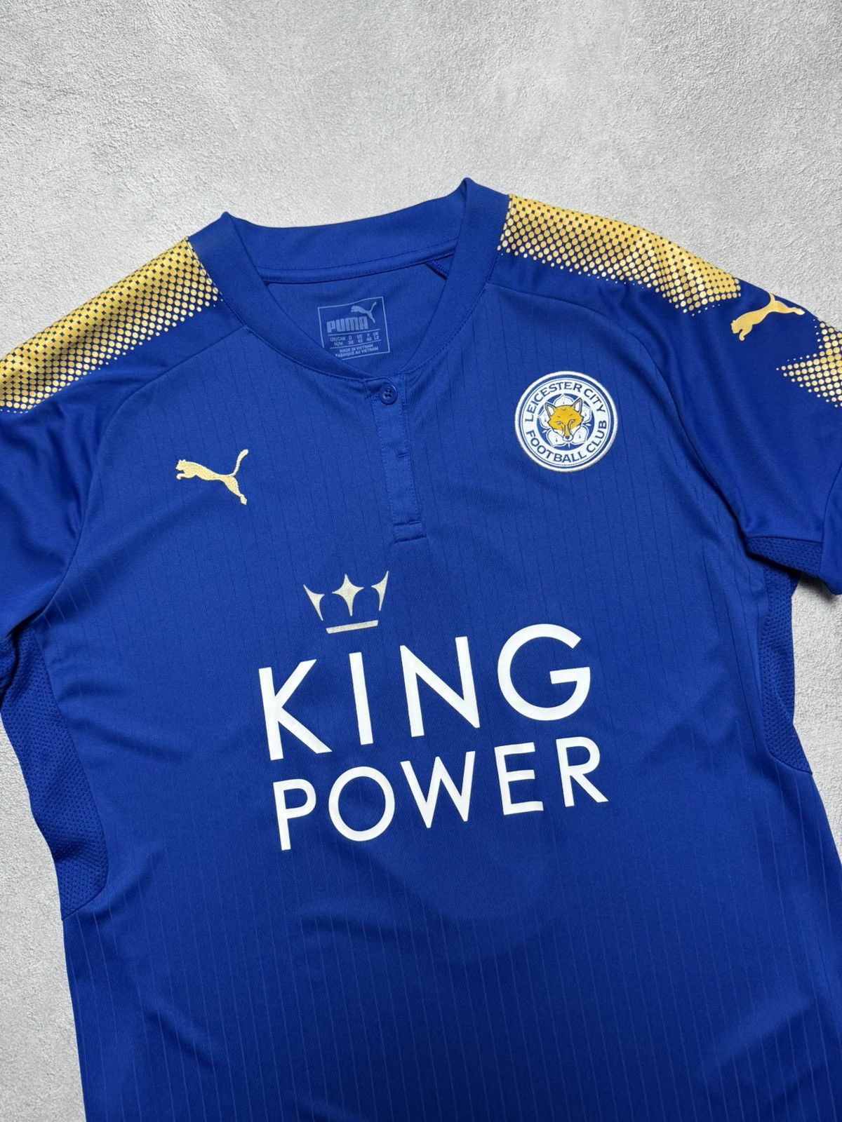 Puma Leicester City 2017 2018 Home Shirt Jersey Puma #9 Vardy Size US S / EU 44-46 / 1 - 3 Thumbnail