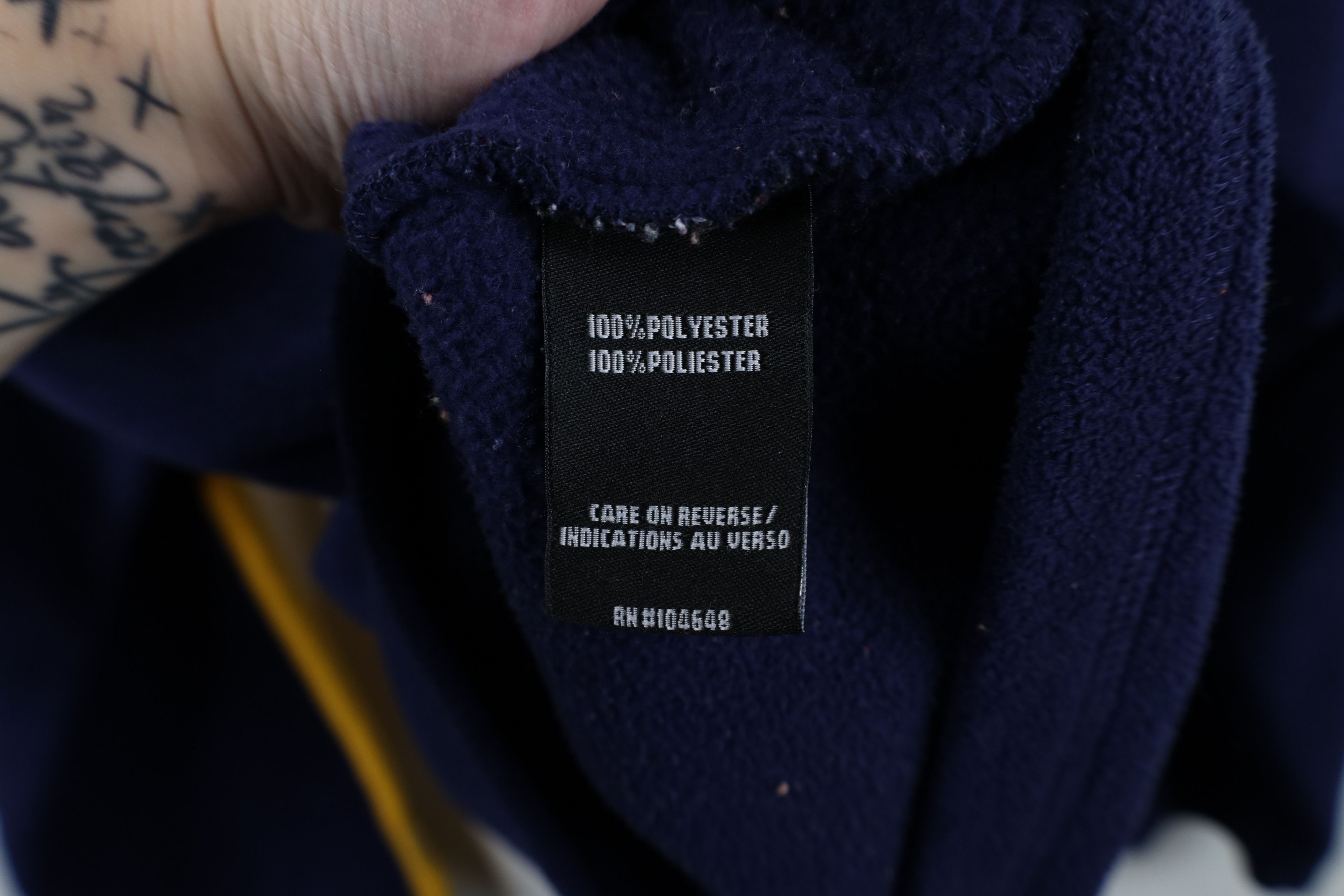 Starter Vintage 90s Starter University of Michigan Fleece Sweater Size US XL / EU 56 / 4 - 11 Thumbnail