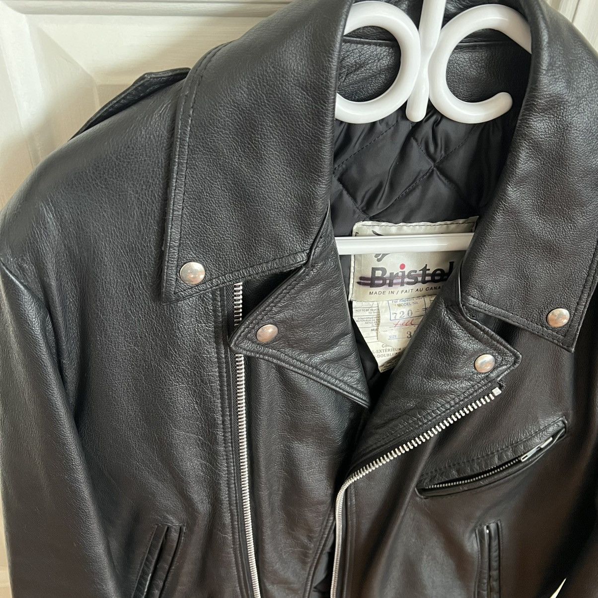 Vintage Leather Biker Jacket Vintage Heavy Real Leather Size US M / EU 48-50 / 2 - 9 Thumbnail