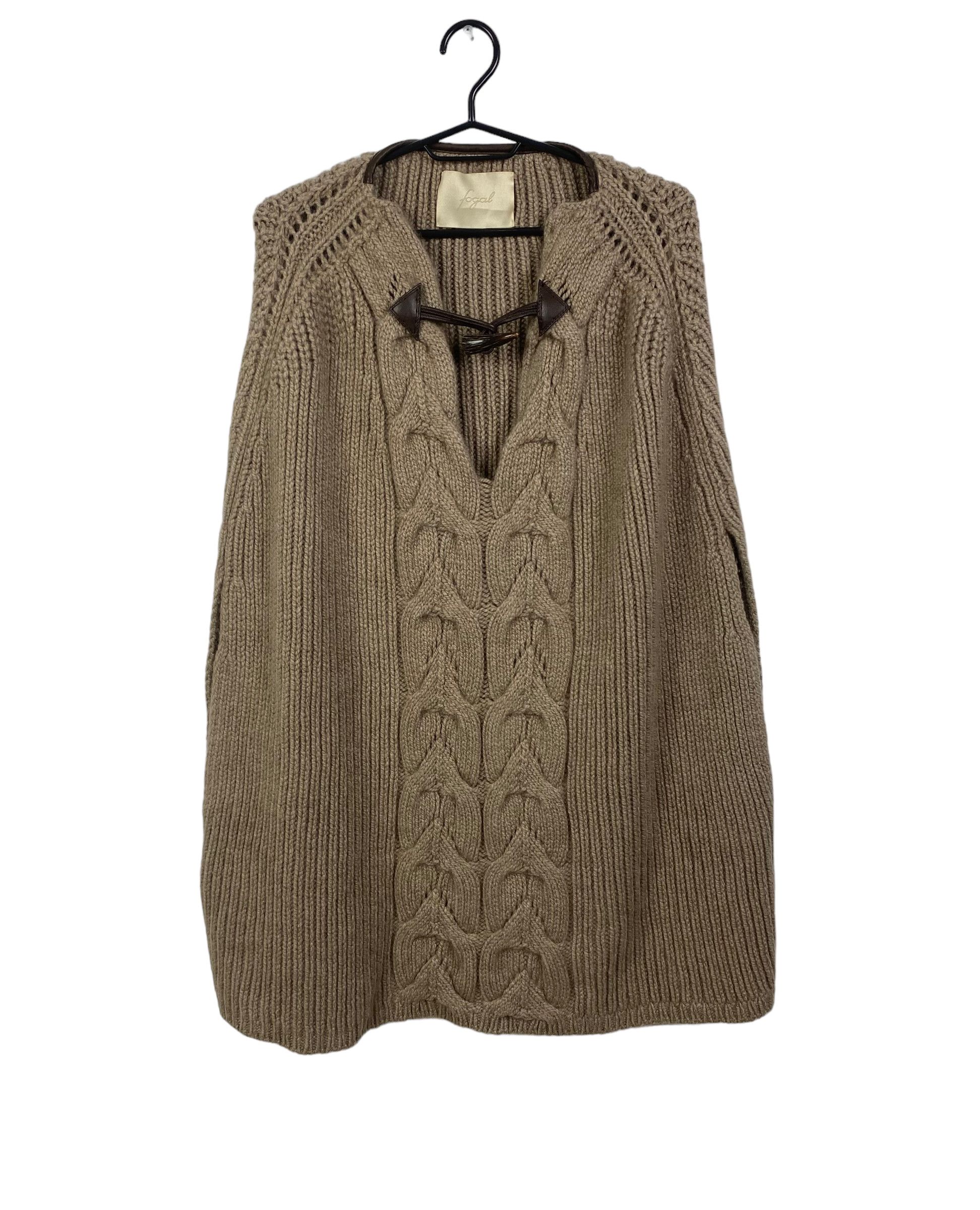 Designer fogal poncho jacket 100% cashmere size M Size M / US 6-8 / IT 42-44 - 10 Thumbnail