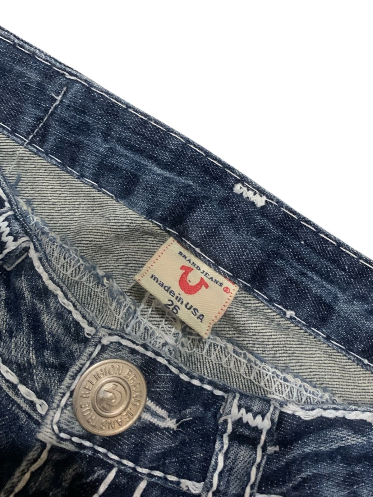 True Religion Vintage True Religion Billy Super T Low Rise Denim Size 29" - 4 Thumbnail