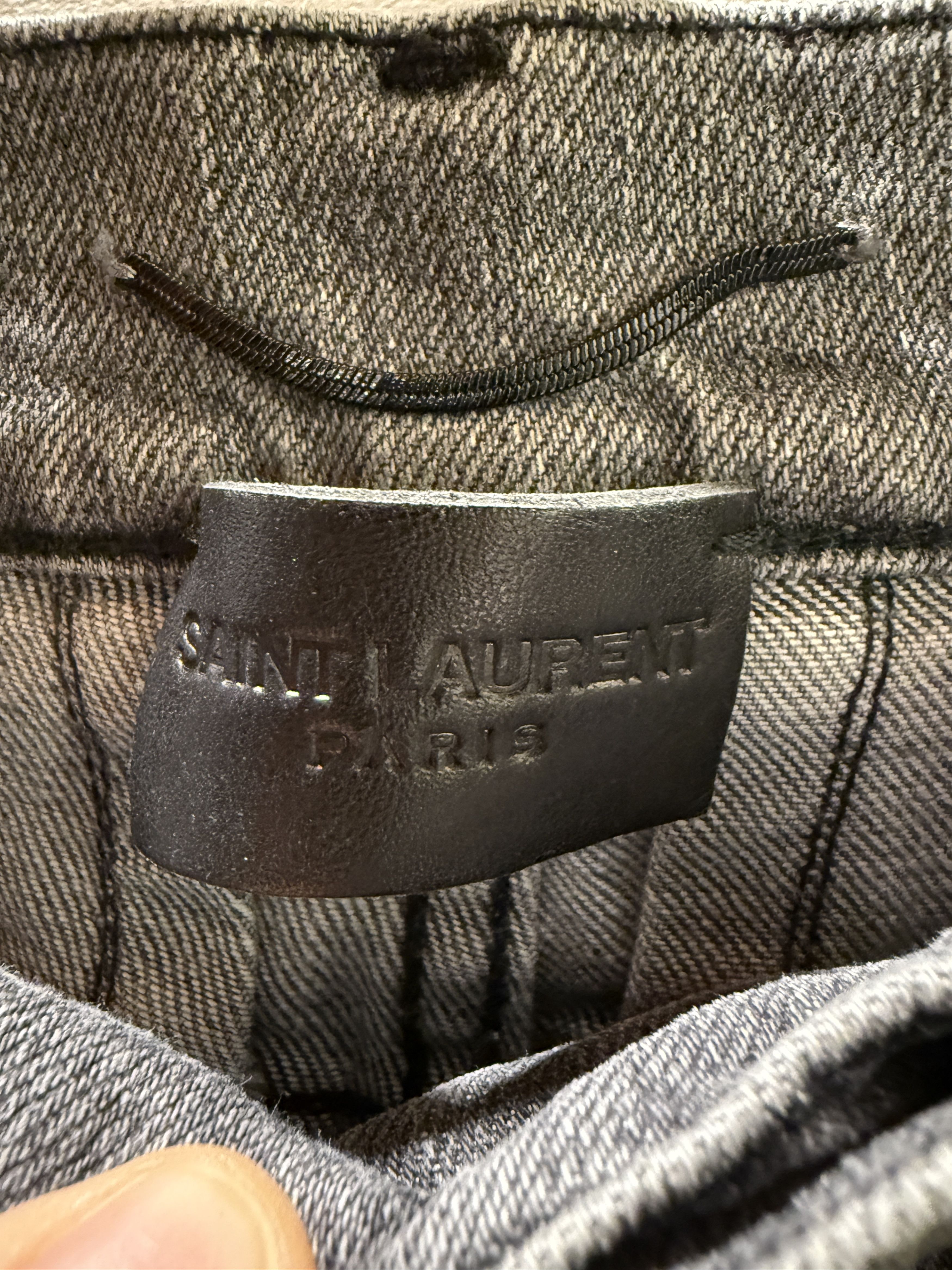 Saint Laurent Paris Saint Laurent Paris Size 31 Grey Jeans Size US 31 - 6 Thumbnail