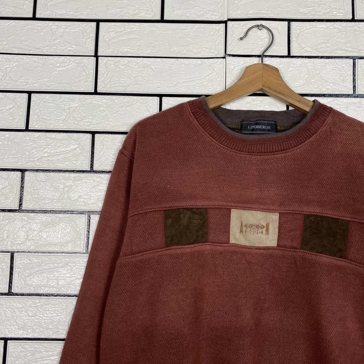 Japanese Brand 📌Vintage Sweatshirt Lindbergh Embroidery Issey Miyake Size US S / EU 44-46 / 1 - 8 Thumbnail