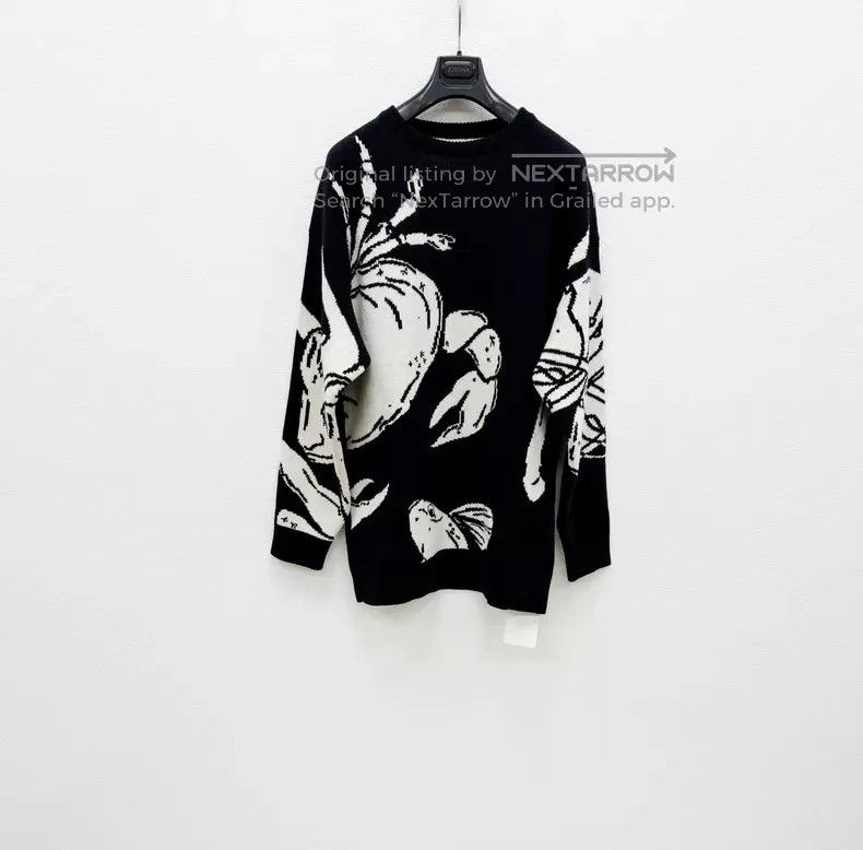 Jil Sander × Raf Simons Jil sander fw12 whale knit sweater | Grailed
