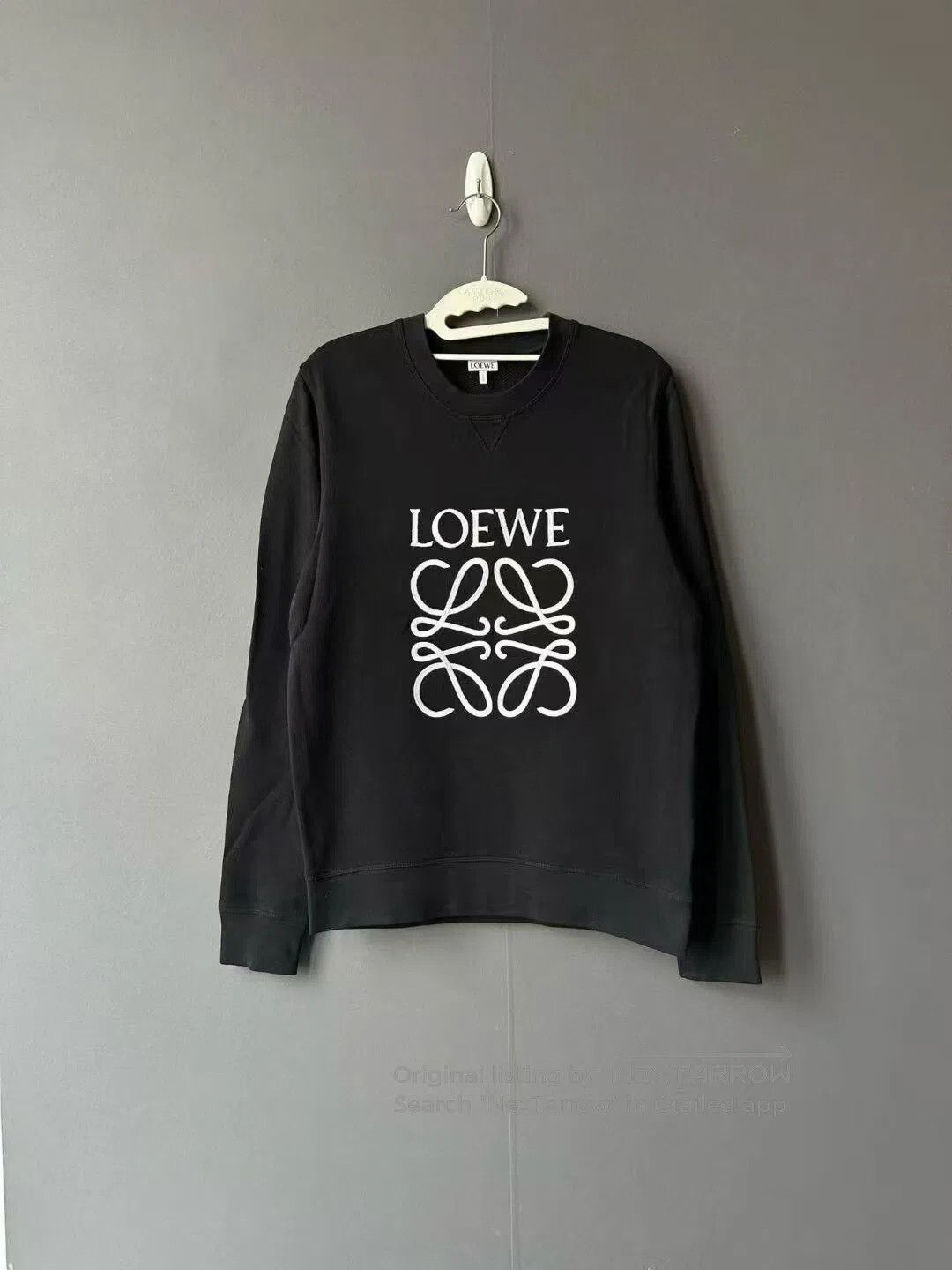 Loewe Loewe Black Embroidered Sweatshirt| Size US S / EU 44-46 / 1 - 1 Thumbnail