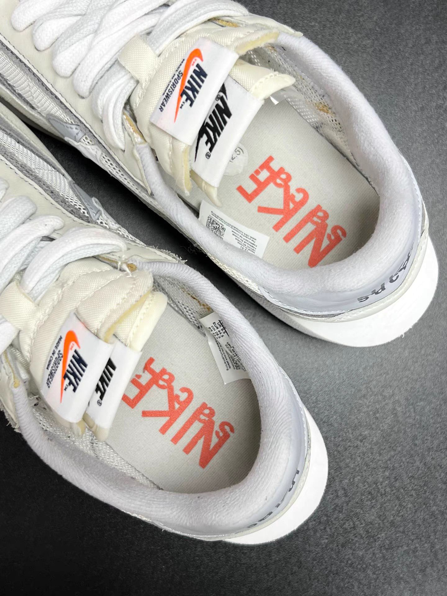 Nike NIKE x sacai LDV Waffle White/Grey K15 Size US 11.5 / EU 44-45 - 4 Thumbnail