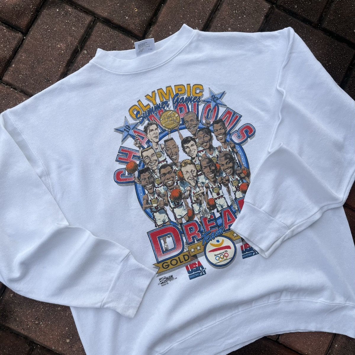 Tultex × Vintage VINTAGE 90s TULTEX BASKETBALL DREAM TEAM OLYMPIC Size US L / EU 52-54 / 3 - 5 Thumbnail