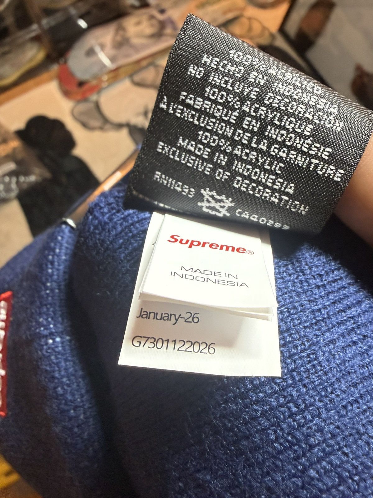 New Era × Supreme Supreme New Era Stars Beanie Size ONE SIZE - 5 Thumbnail