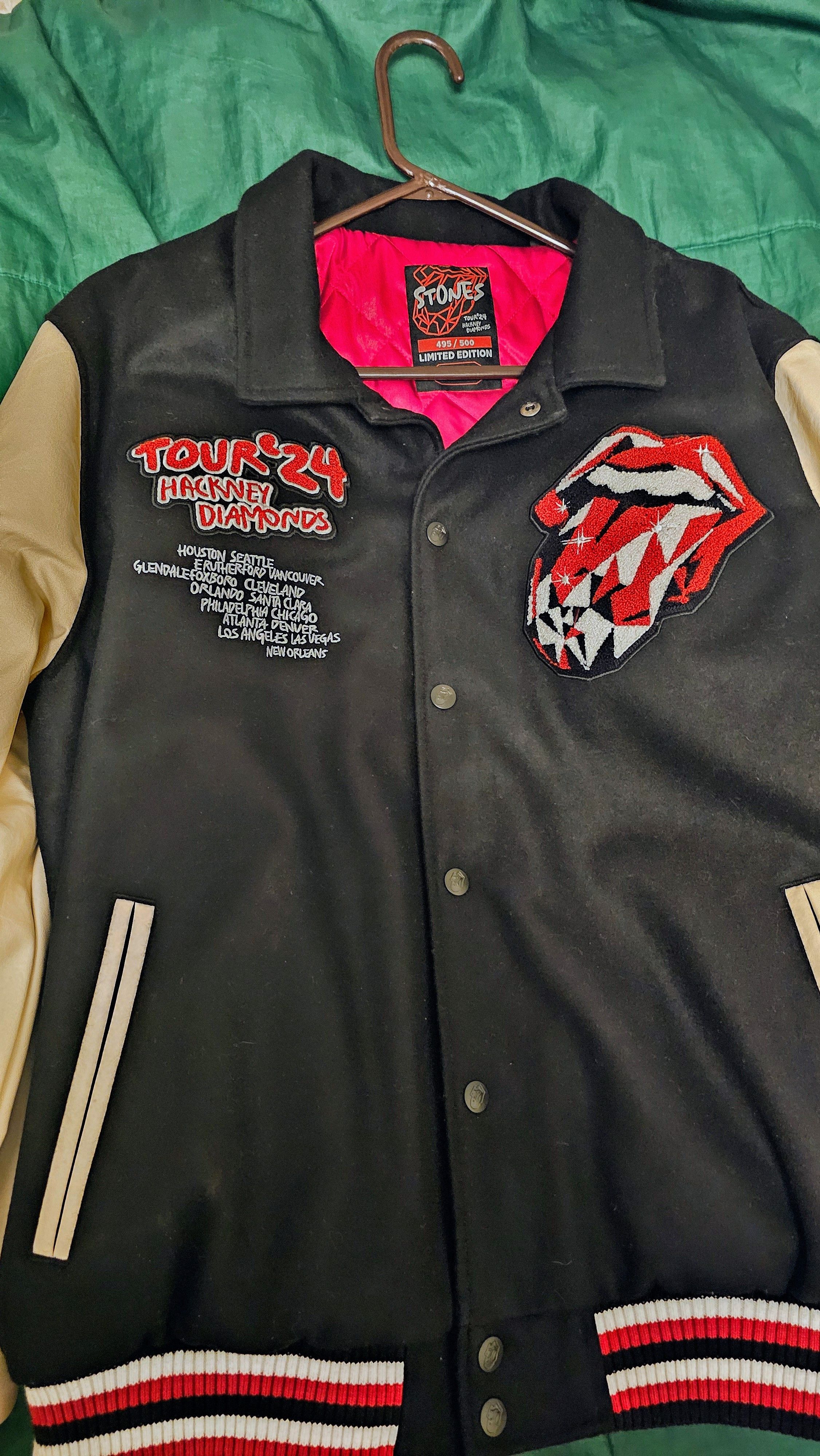 The Rolling Stones × Vintage Rolling Stones 495/500 Tour jacket Size US XXL / EU 58 / 5 - 7 Thumbnail