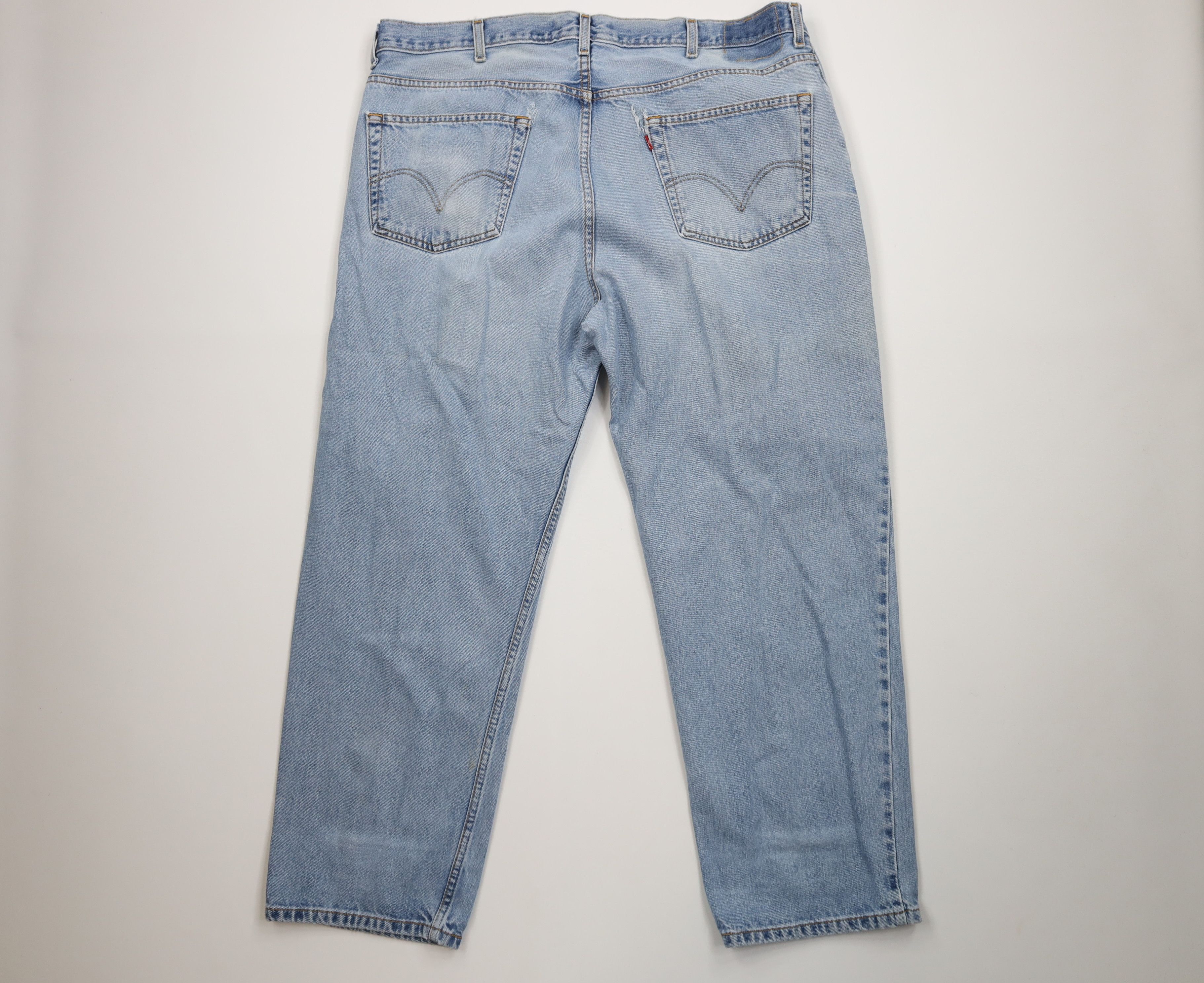 Levi's Vintage Y2K 2003 Levis 550 Relaxed Fit Denim Jeans Blue Size US 42 / EU 58 - 11 Thumbnail