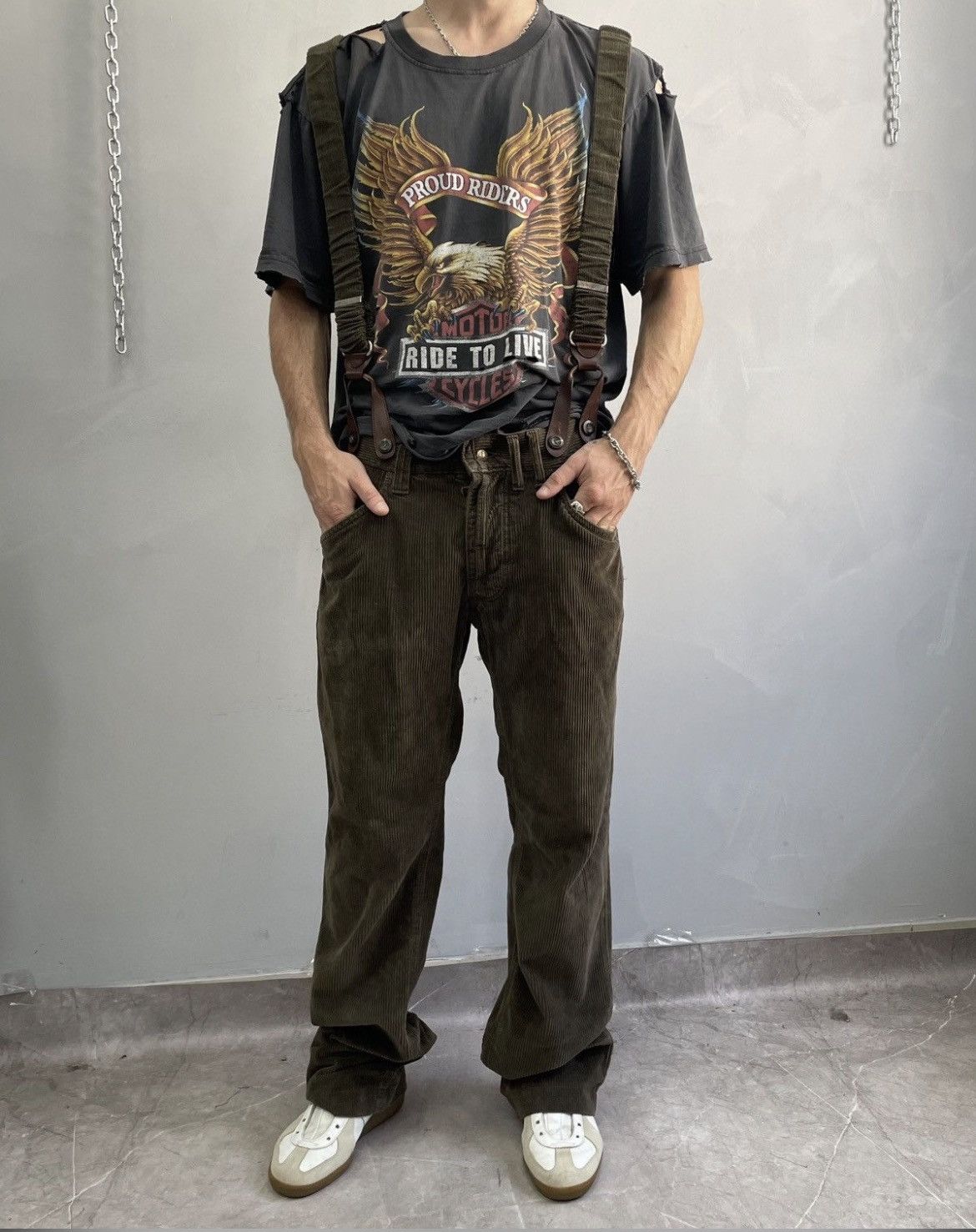 Dolce & Gabbana Dolce Gabbana corduroy velvet retro hype pants FW 2005 Size US 32 / EU 48 - 1 Thumbnail