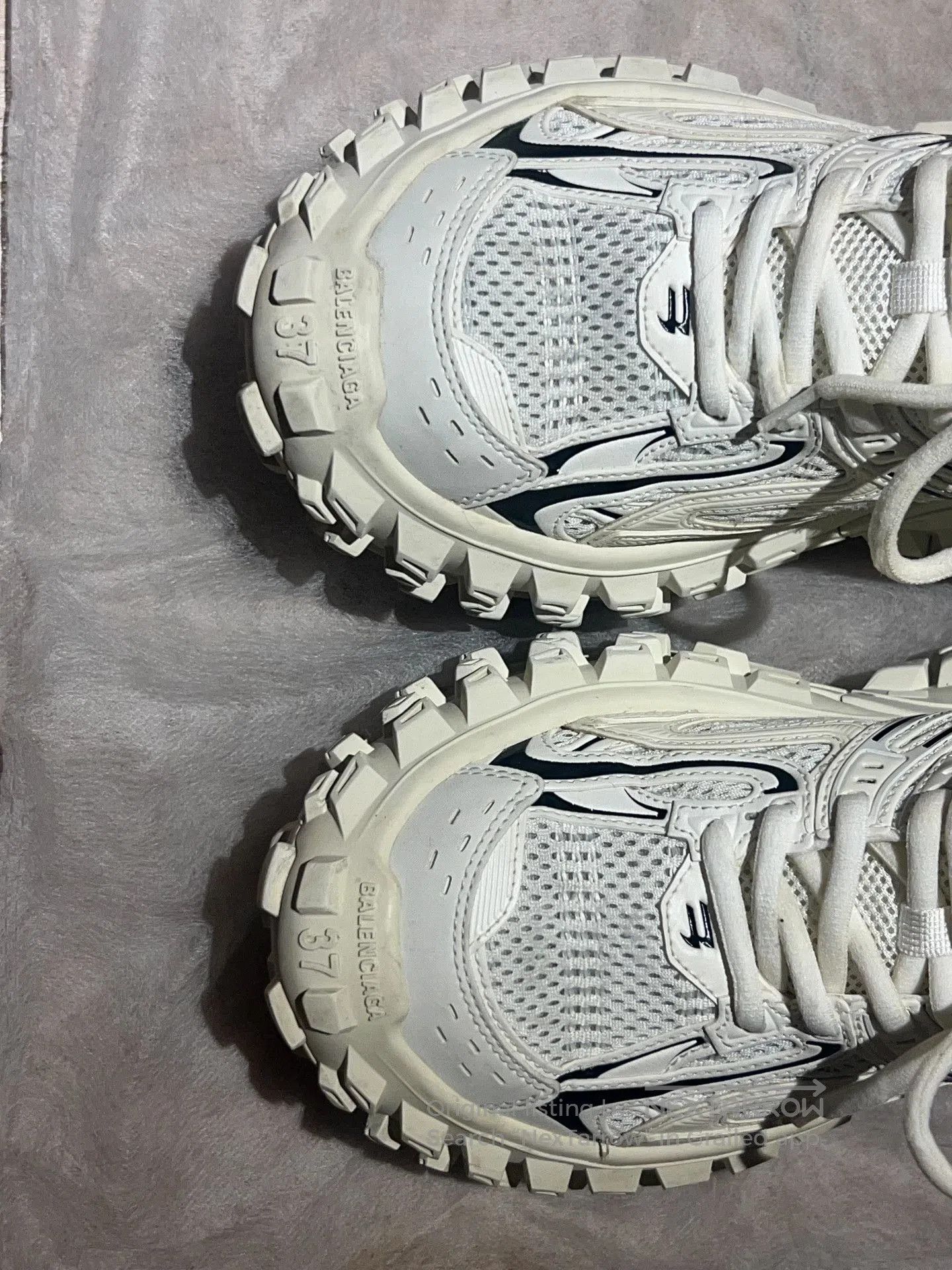 Balenciaga Balenciaga White Chunky Sole Sneakers 37. Size US 6 / IT 36 - 3 Thumbnail
