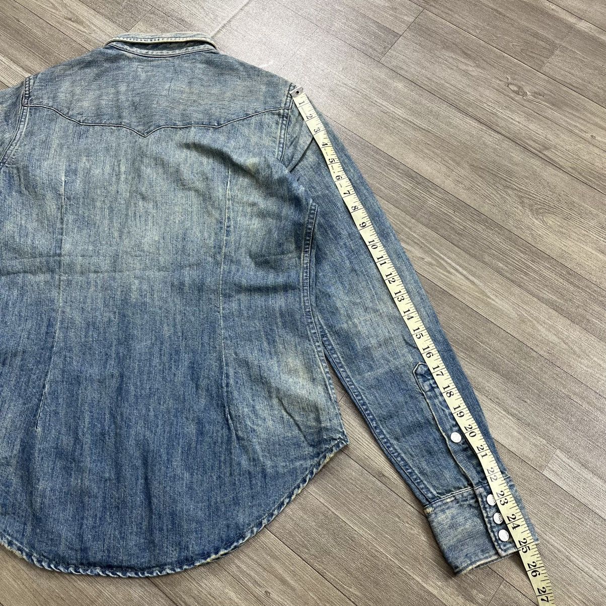 Polo Ralph Lauren Vintage Polo Ralph Lauren Distressed Cowboy Western Shirt Size M / US 6-8 / IT 42-44 - 14 Thumbnail