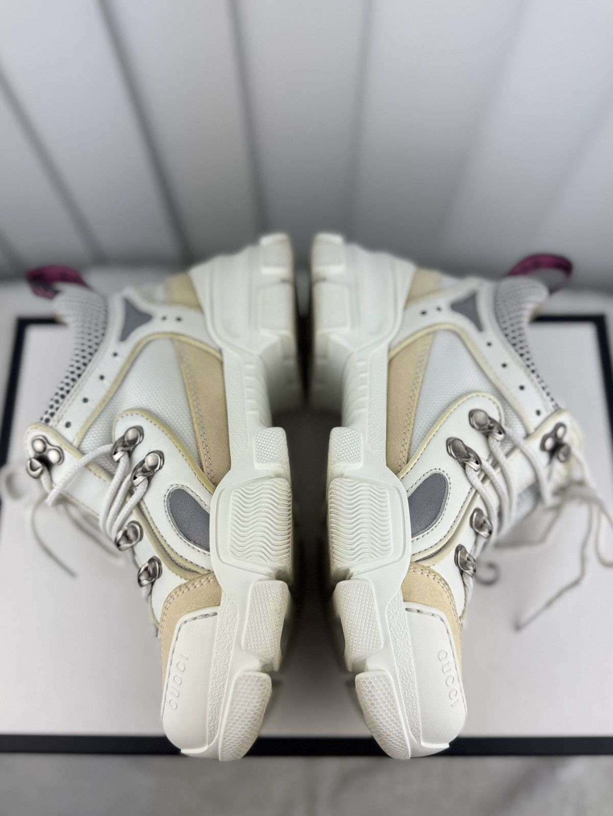 Gucci Gucci Flashtrek Sneakers White Size US 6 / IT 36 - 5 Thumbnail