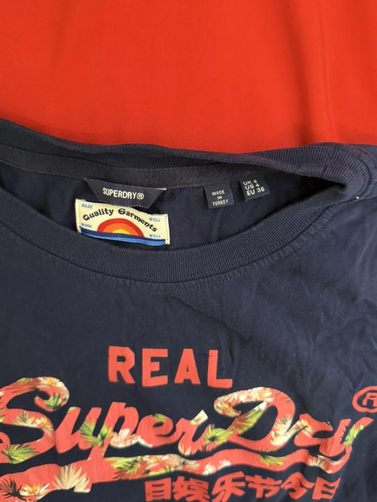 Other SUPER DRY T-shirt in Blue (US 4) Size S / US 4 / IT 40 - 2 Thumbnail