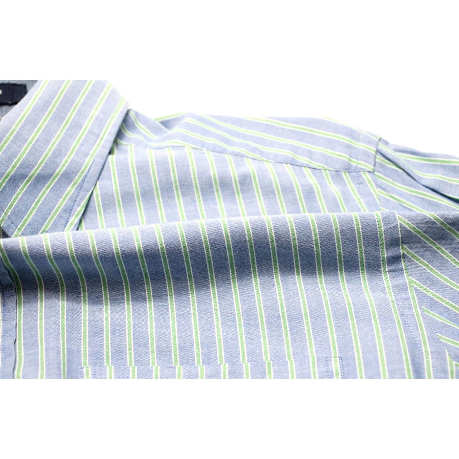 Gant GANT Boathouse Poplin Fitted Shirt Men MEDIUM Striped Button-Down Chest Pocket Cotton Button-Up Casual Everyday Classic Blue Size US M / EU 48-50 / 2 - 6 Thumbnail
