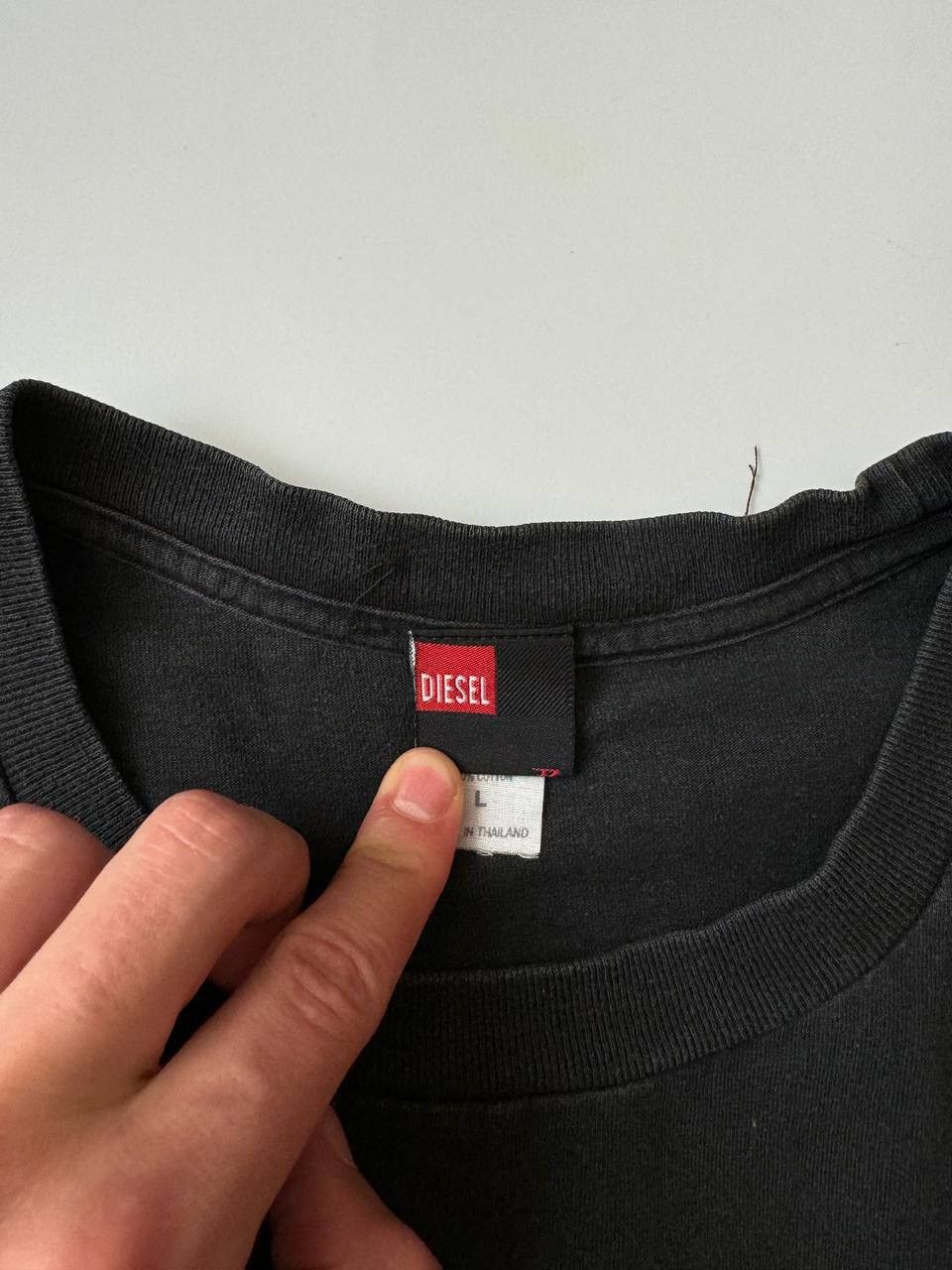 Diesel Diesel vintage big logo black t-shirt L sz Size US L / EU 52-54 / 3 - 3 Thumbnail