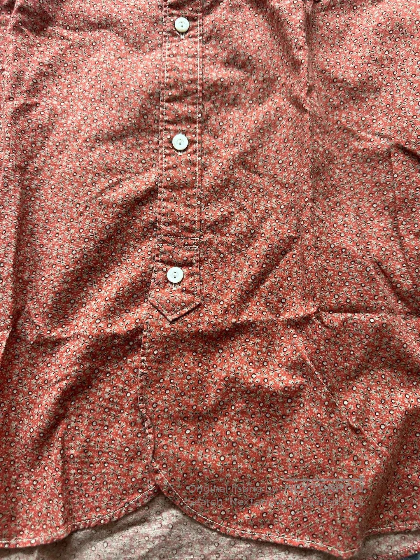 RRL Ralph Lauren rrl spotted floral long sleeve shirt. Size US S / EU 44-46 / 1 - 4 Thumbnail