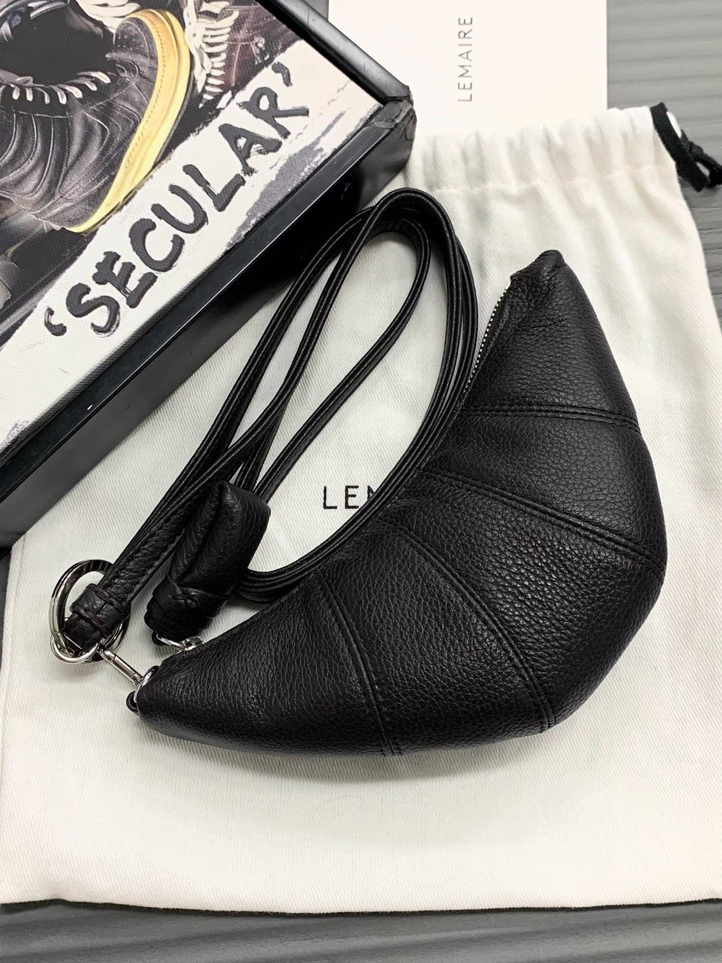 Lemaire Lemaire Leather Coin Purse K34 Size ONE SIZE - 5 Thumbnail