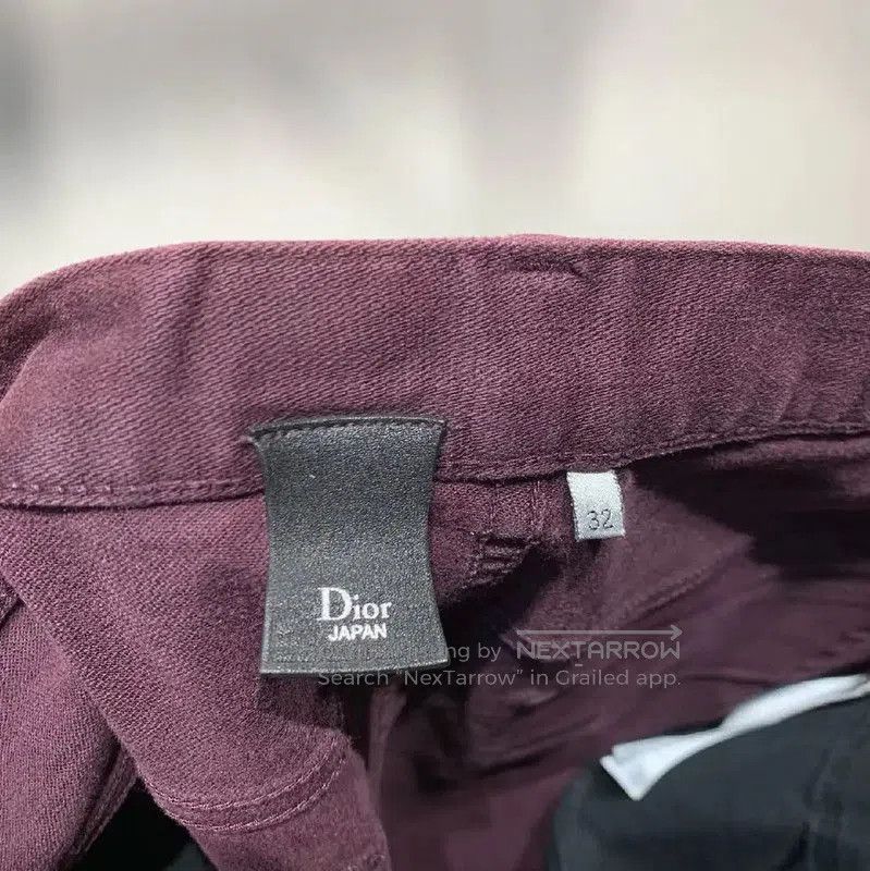 Other Dior Red Cotton Casual Pants for Men . Size US 30 / EU 46 - 2 Thumbnail