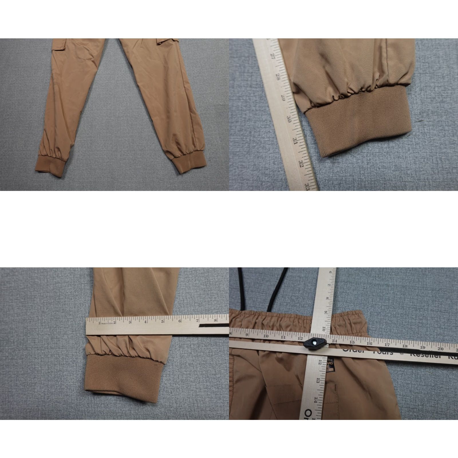 Southpole Southpole Pants Mens XL Brown Joggers Sweatpants Slim Tapered 5-Pocket Denim Accessories: Zipper Pocket | USA Theme Size US 36 / EU 52 - 8 Thumbnail