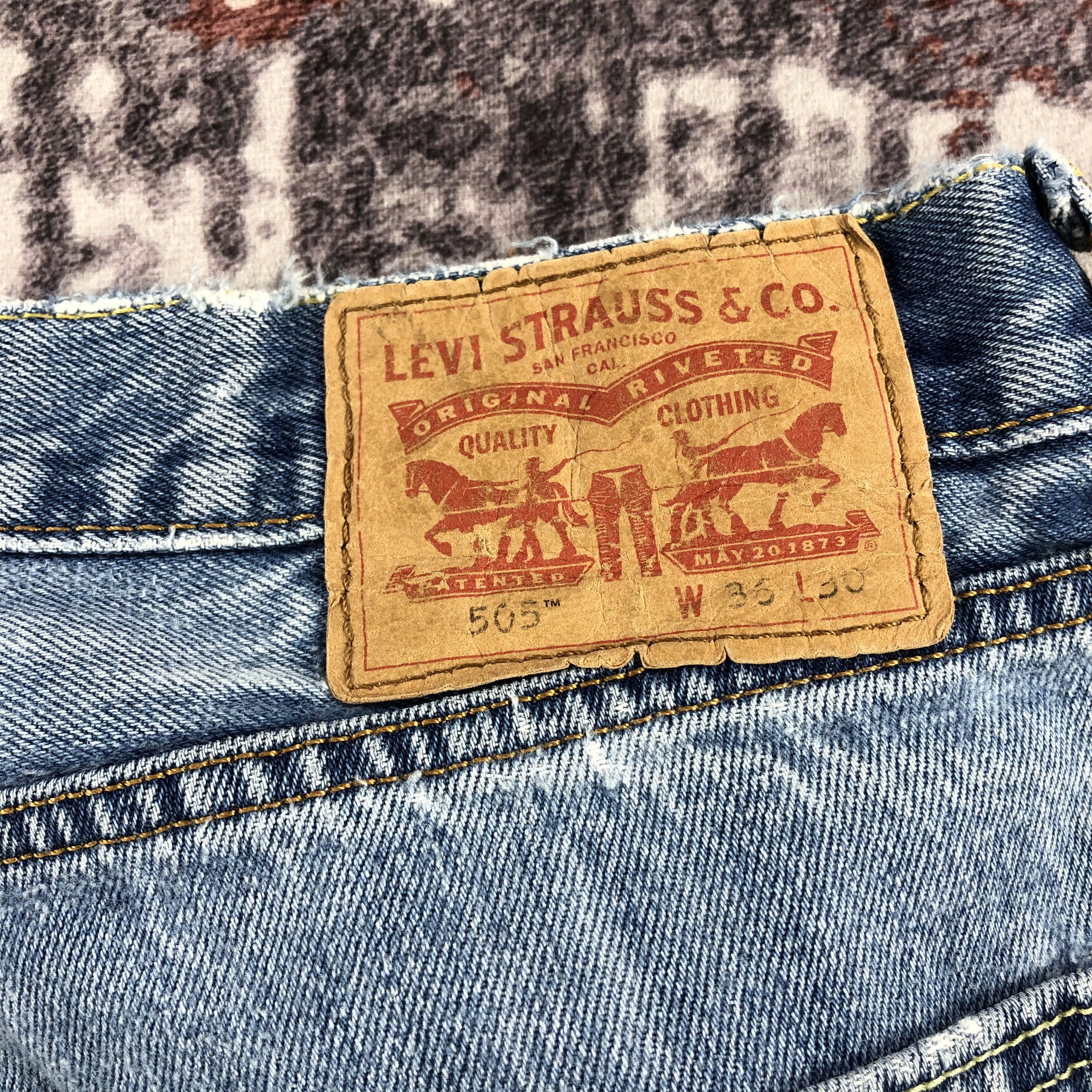 Levi's × Vintage Vintage Blue Wash Levis 505 Jeans-JM2412 Size US 38 / EU 54 - 6 Thumbnail
