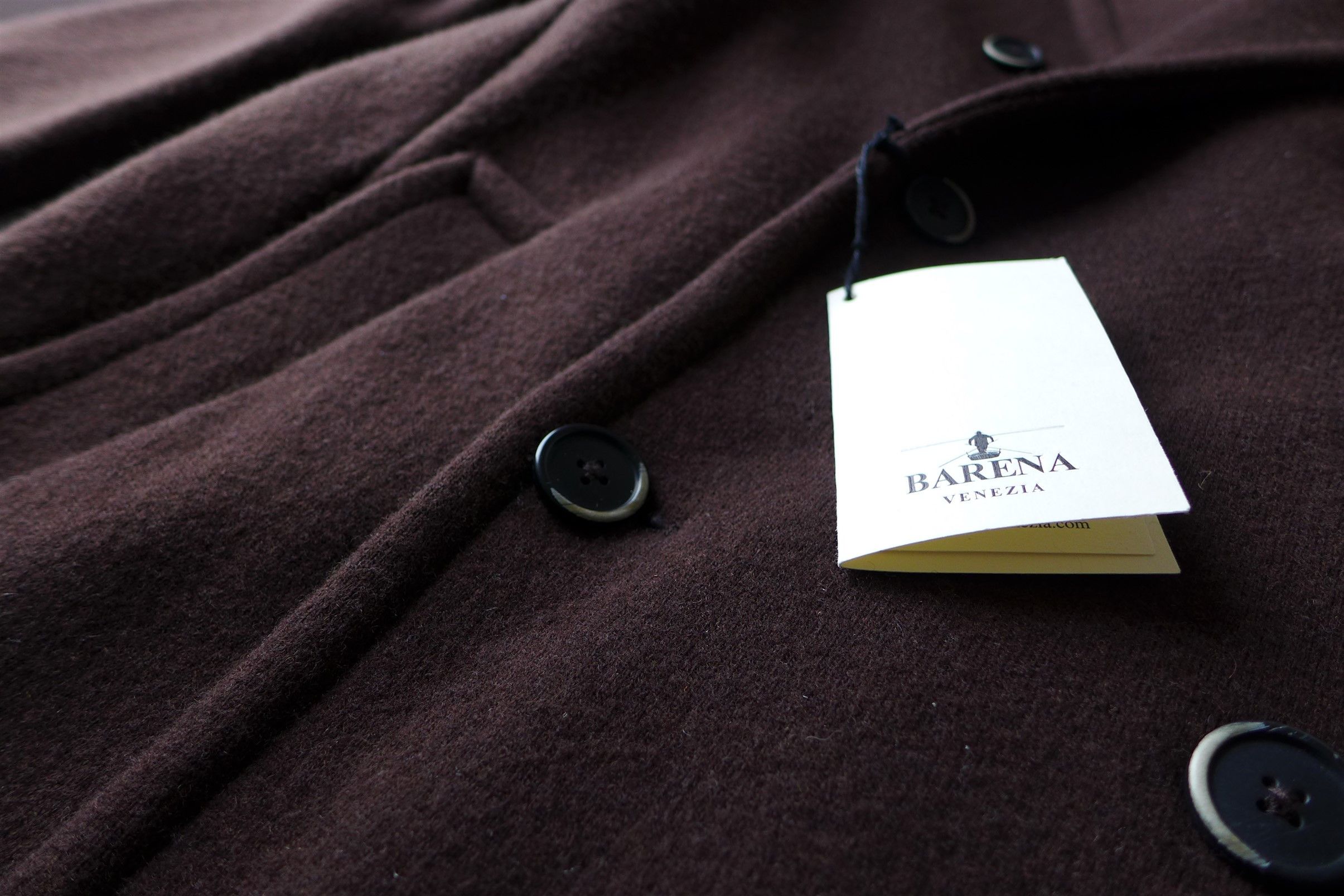 Barena Barena Double Breasted Overcoat - Brown Wool Size US L / EU 52-54 / 3 - 10 Thumbnail