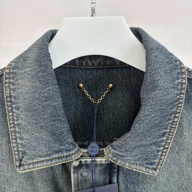 Louis Vuitton Louis Vuitton Cameo full-print lumberjack denim jacket Size US XXL / EU 58 / 5 - 3 Thumbnail